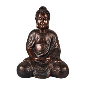 16.1inch Zen Buddha Indoor Outdoor Statue for Yard Garden Patio Deck Home Decor