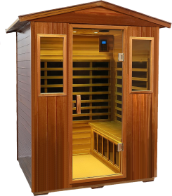 Four person Khaya Far-infrared outdoor sauna room