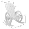 Garden lounge chairs-White