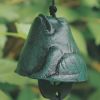 Japanese Cast Iron Wind Chimes Outdoor Hanging Decoration Frog Vintage Summer Wind Chimes Garden Camping Canopy Bells, Green