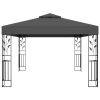 Gazebo with Double Roof 118.1"x157.5" Anthracite