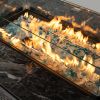 44inch Outdoor Fire Pit Table, Propane Fire Table with Ceramic Tabletop Gas Fire Table