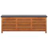 Patio Storage Box 59.1"x19.7"x21.7" Solid Wood Eucalyptus