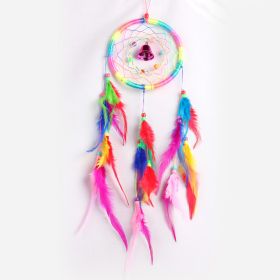 Feather Dreamcatcher Wind Chimes Pendant (Option: Colorful-13 √ó 55CM)