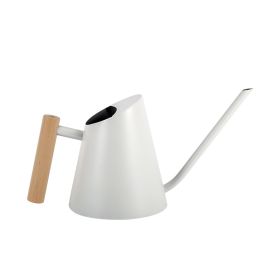 Stainless Steel Sprinkling Can Watering Pot Gardening Tools (Option: 800ML Matte White)