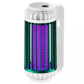 1pc Electric Rechargeable Photocatalytic Anti Mosquito Killer Lamp UV Bug Insect Trap Light Pest Control Repellent (Color: Atrovirens, Items: Recharge)