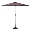 9 Feet Patio LED Solar Umbrella with Crank