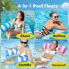 Inflatable Float Hammock; Water Lounges Accessories For Swimming Pool Beach Summer