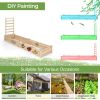 Yard Multi Usage Garden bed with Wooden Planter